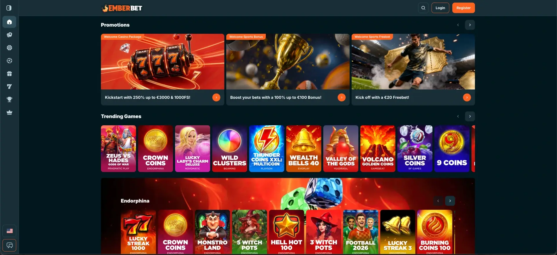EmberBet Casino for UK players